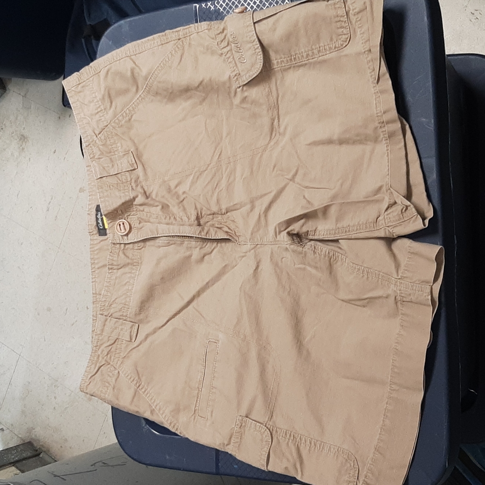 Cabelas cotton/tencil cargo shorts